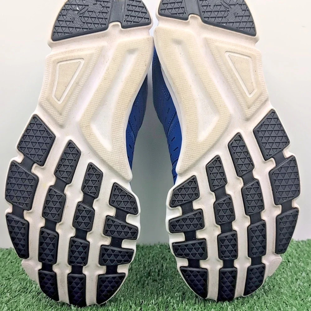 Under Armour UA Micro‎ G Speed Swift Shoes Men's 8.5 Medium Blue White Sneakers